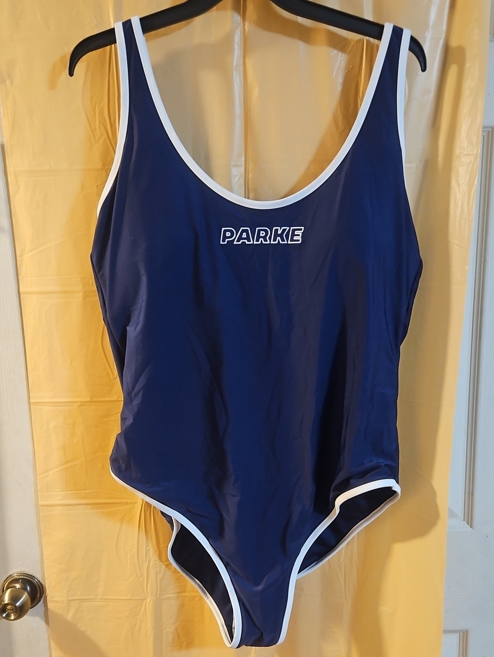Parke x Target 90s One Piece Swimsuit:  Navy Blue: NEW WITH TAGS: SIZE 3X